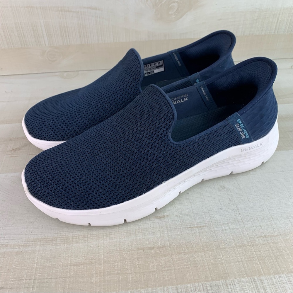 Skechers Slip-ins Navy Blue Mesh Sneakers